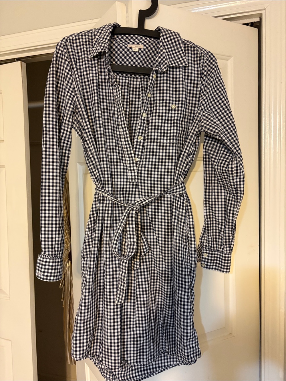 Checked dress
